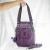     Kipling basic collection work purple bag Korean style cute.